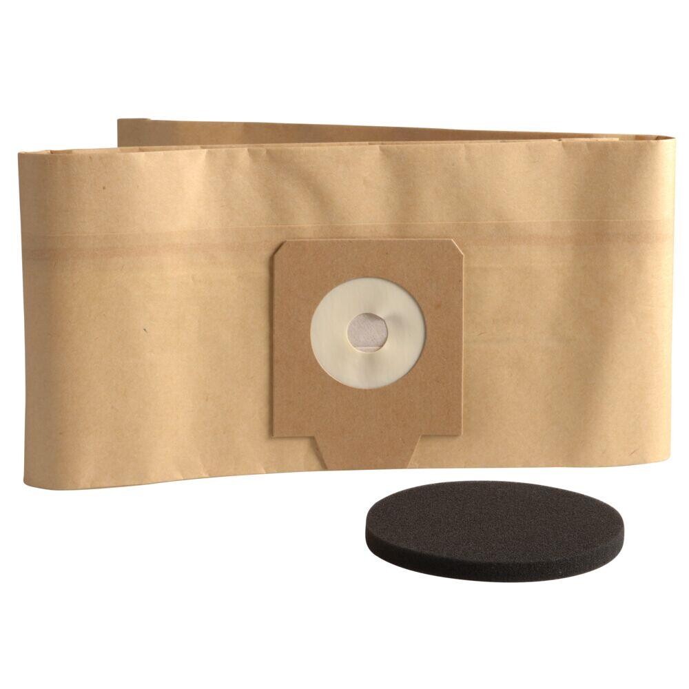 Støvsugerposer - Nilfisk GD930/VP930/UZ930 - Papir - Brun - 15 l - 1-rums - 10 stk