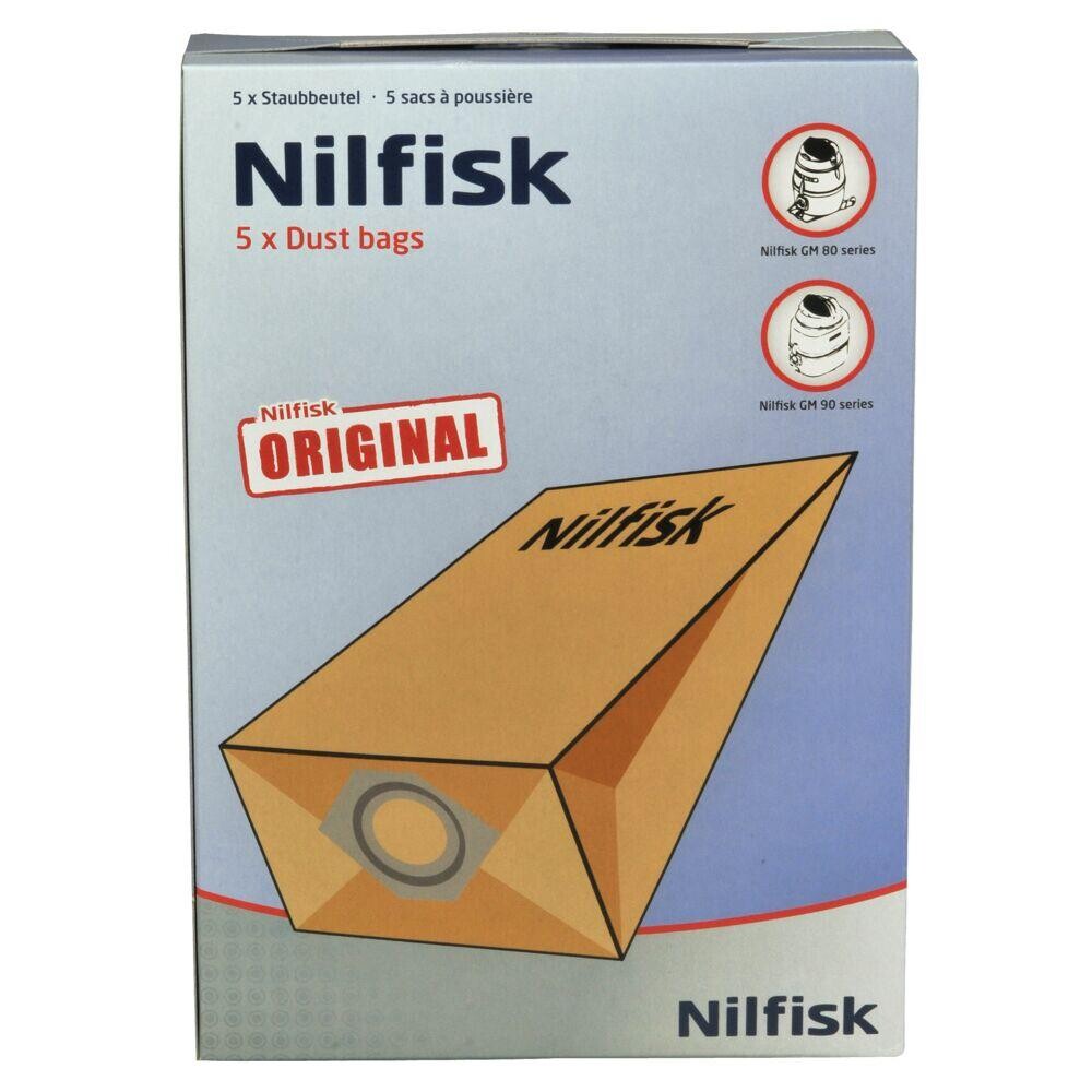 Støvsugerposer Nilfisk til GS-GM-80-90 - 5 stk