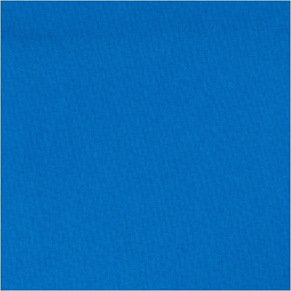 Stof, B: 145 cm, 140 g, blå, 2m/ 1 pk.
