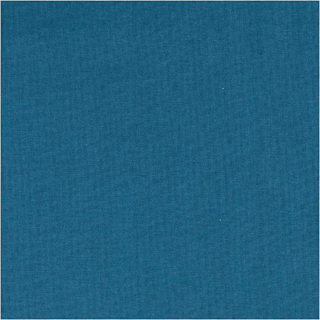 Stof, B: 145 cm, 140 g, petroleum, 2m/ 1 pk.