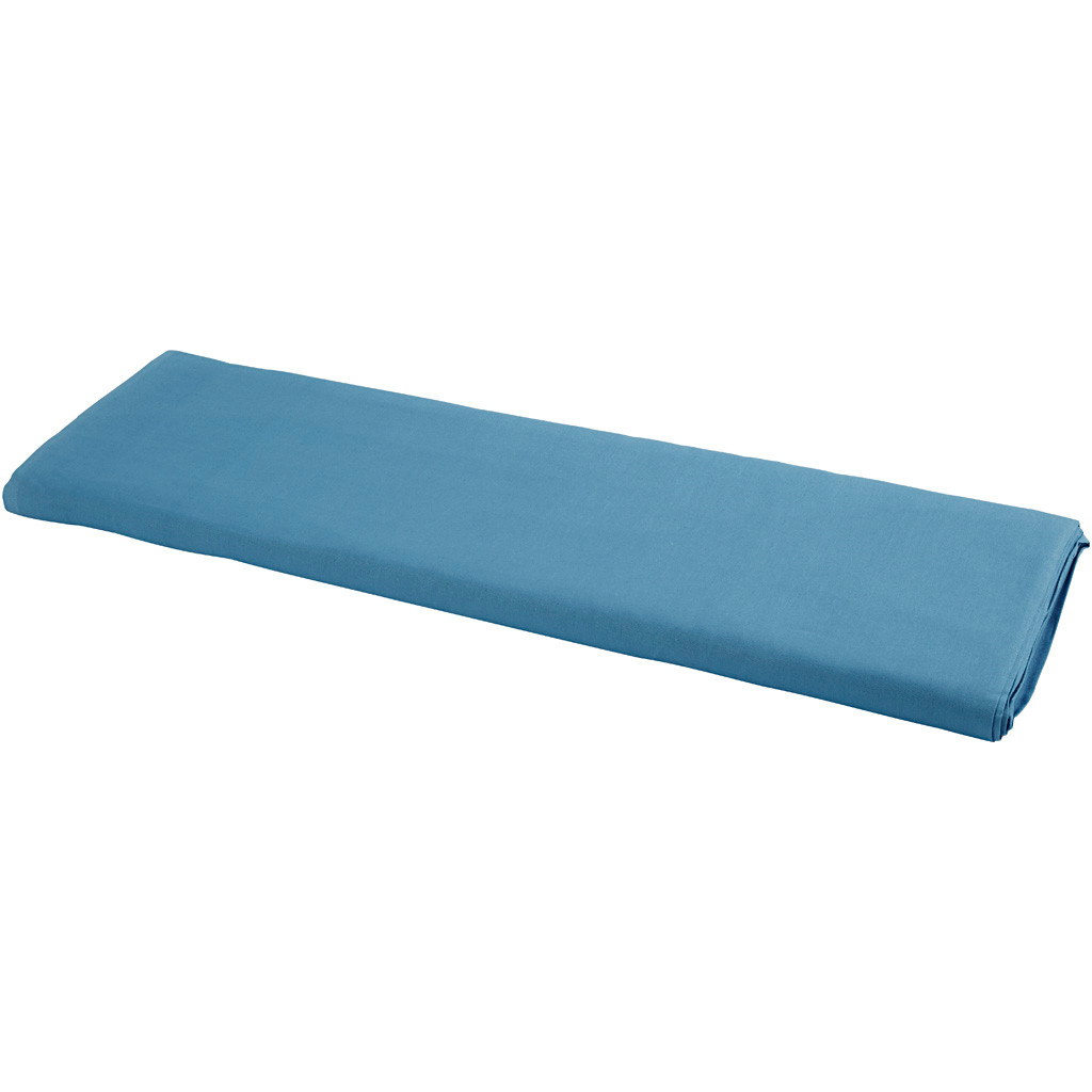 Stof bredde 145 cm 140 g/m2 blå | 10 meter
