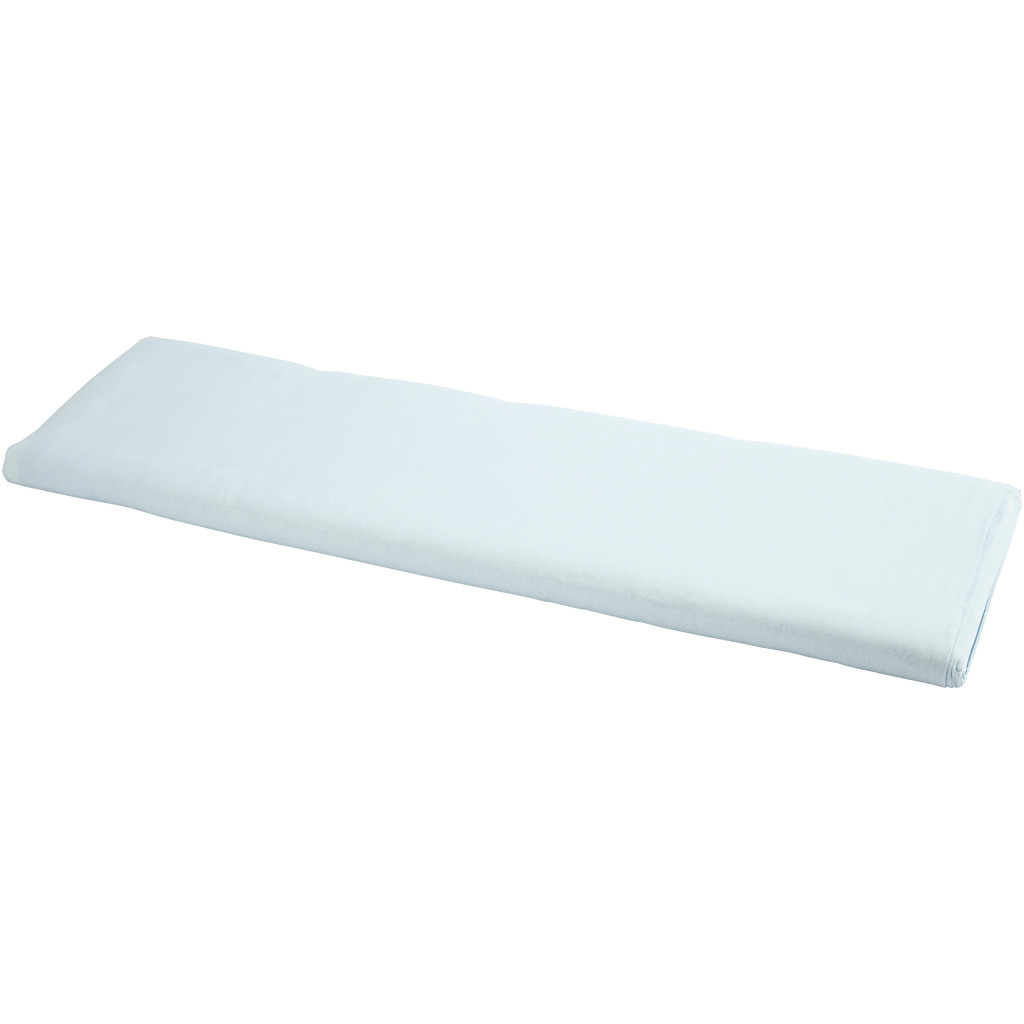 Stof bredde 145 cm 140 g/m2 lys blå | 10 meter
