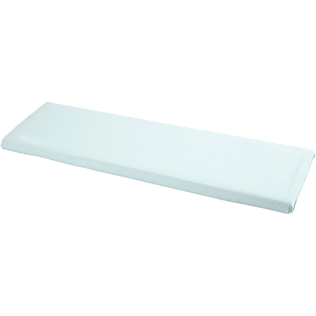 Stof bredde 145 cm 140 g/m2 lys turkis | 10 meter