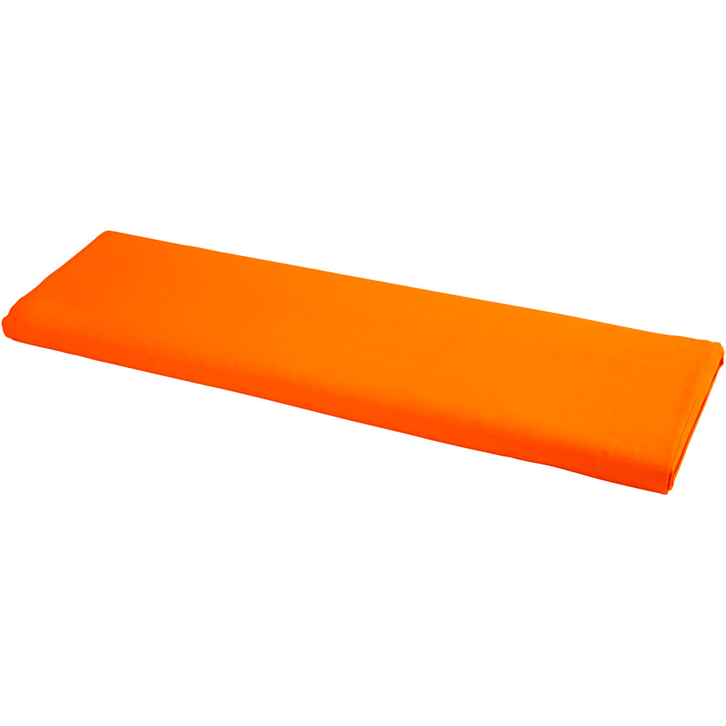 Stof - 145 cm bred - 140 g/m² - Orange - 10 meter