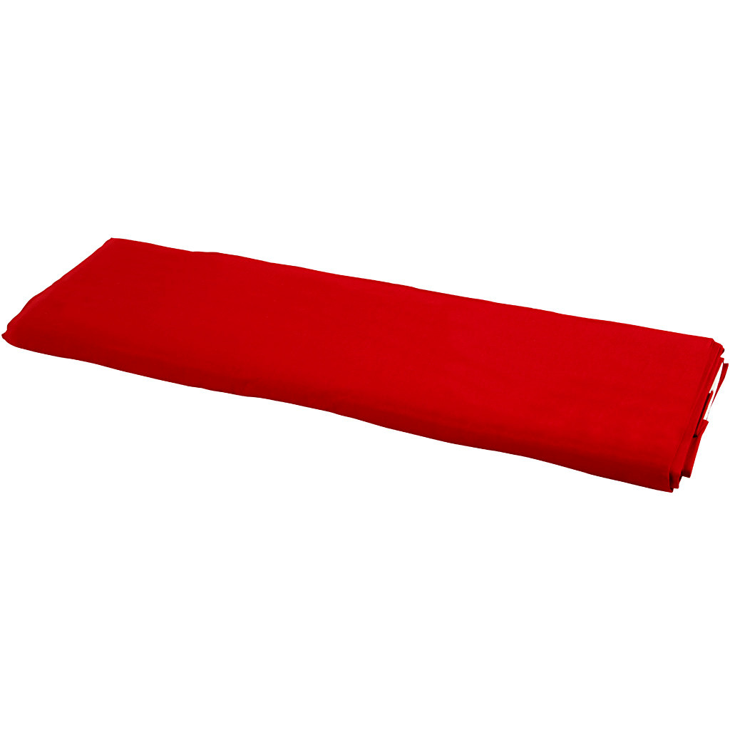 Stof bredde 145 cm 140 g/m2 rød | 10 meter