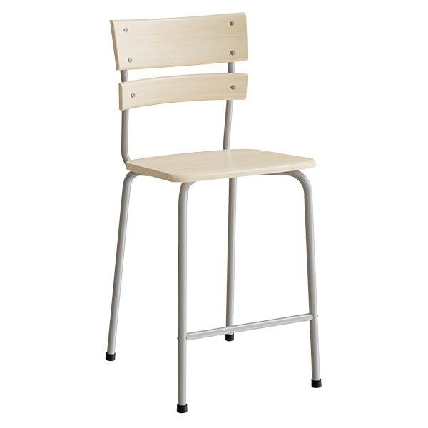 Stol Classic 156, massiv birk, alu stel