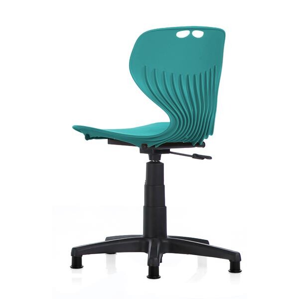 Elevstol - Tarris Junior - Turkis/Sort - Glidesko - 410-540 mm