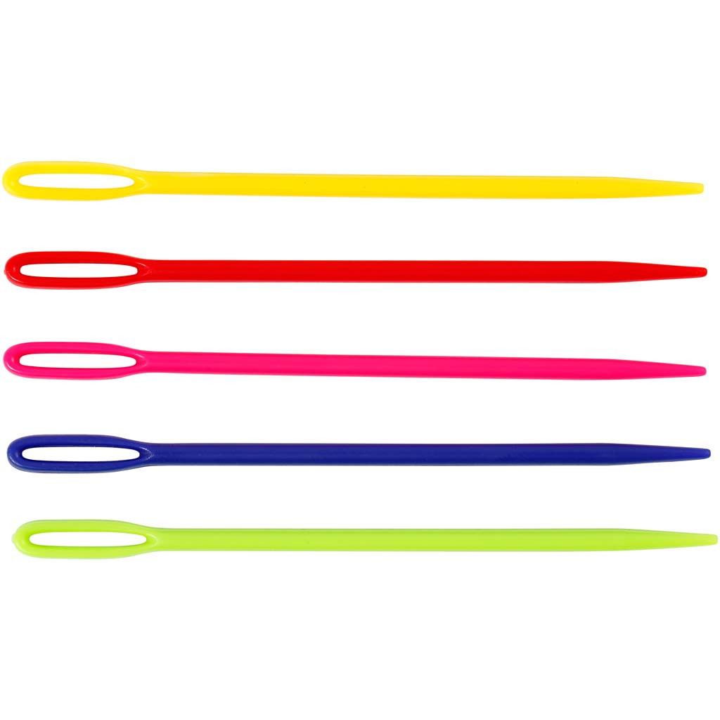 Strikkenål længde 7 cm assorteret farver | 50 stk.