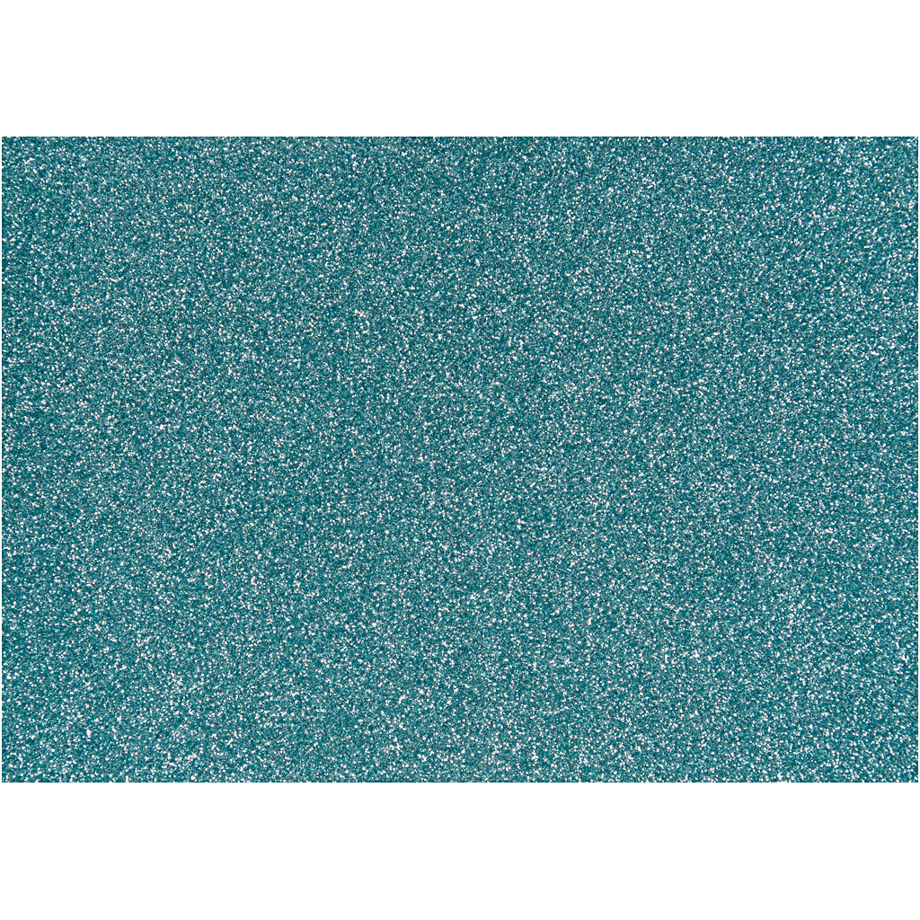 Strygestof, A5 14,8x21 cm, lys blå, glitter, 1ark