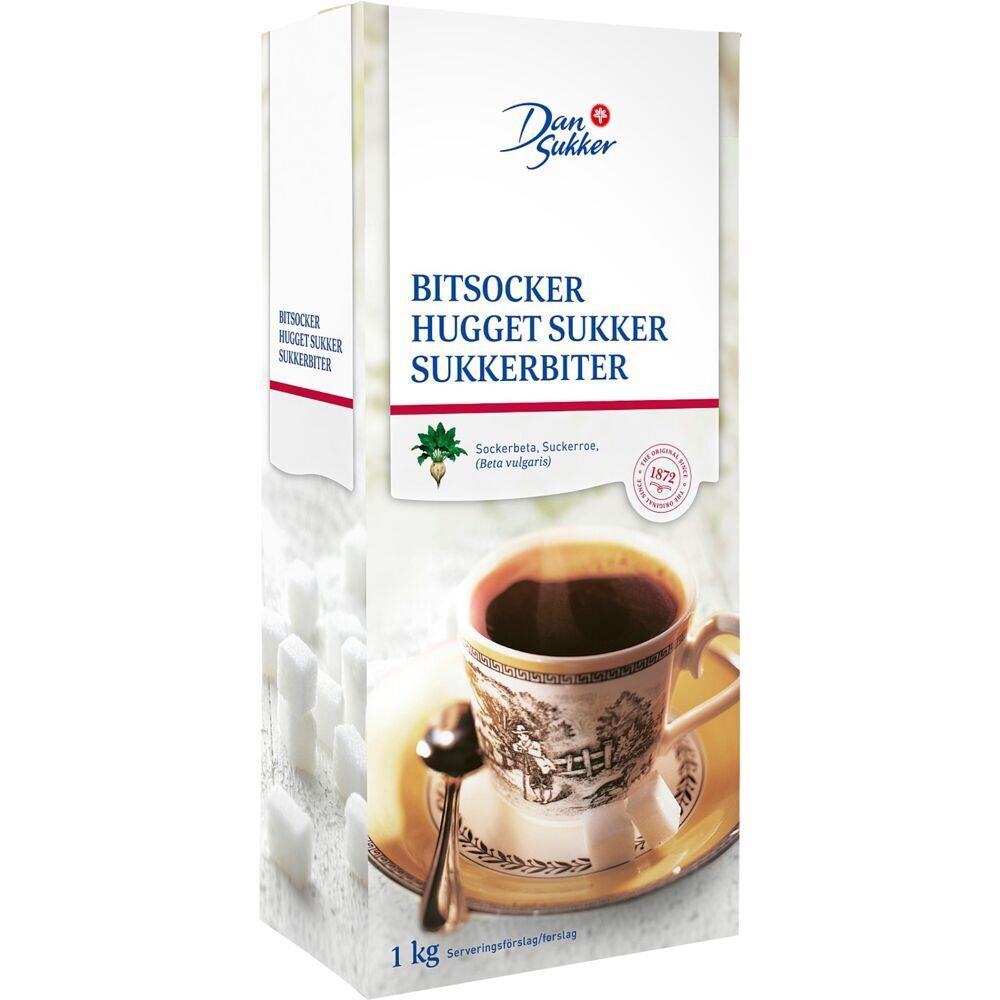 Sukker - Dansukker Hugget 1 kg - 7 stk
