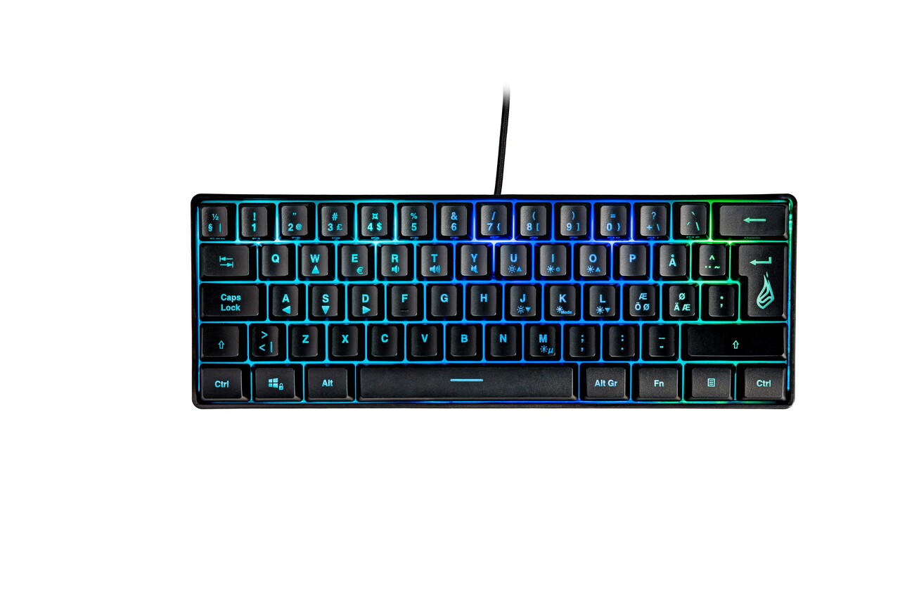 Tastatur SureFire KingPin X1 60% Gaming RGB Keyboard QWERTY (Nordic)