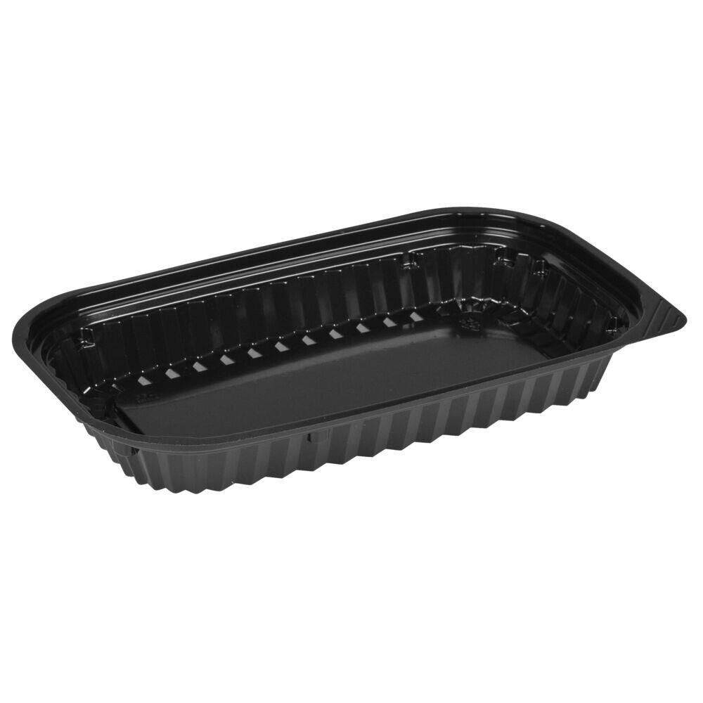 Sushibakke, ABENA, 22,5x14x3,2cm, 400 ml, 400 ml, sort, PS, mellem - 500 stk