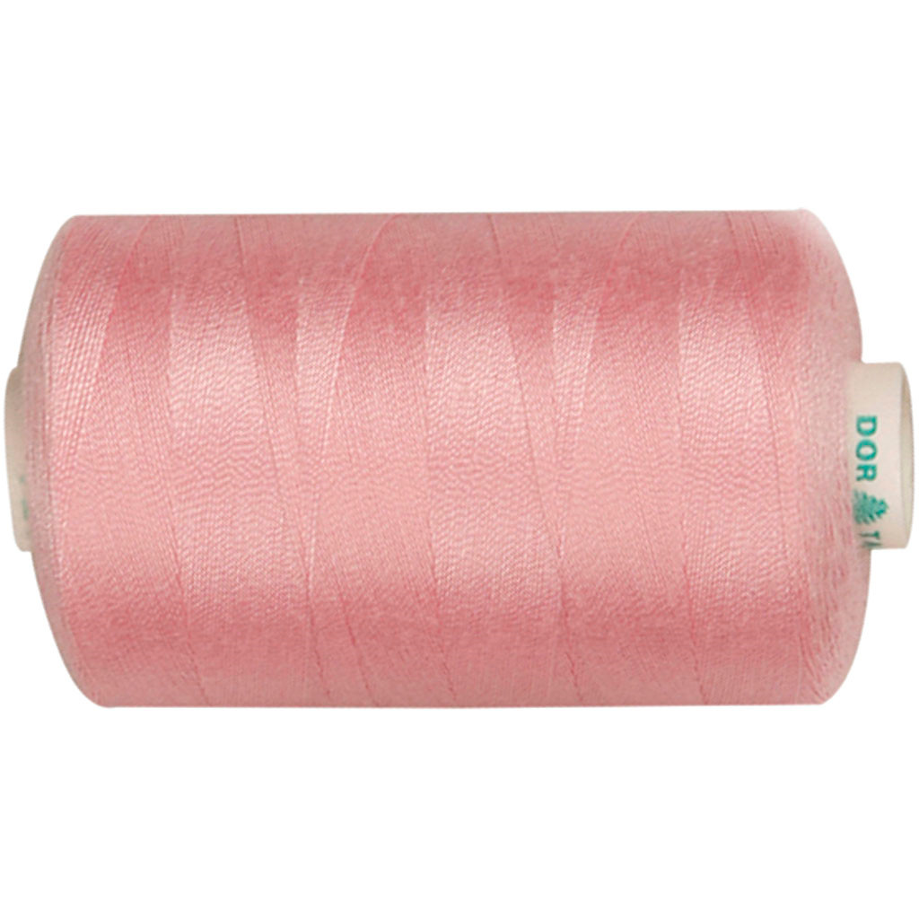 Sytråd lyserød polyester - 1000 meter