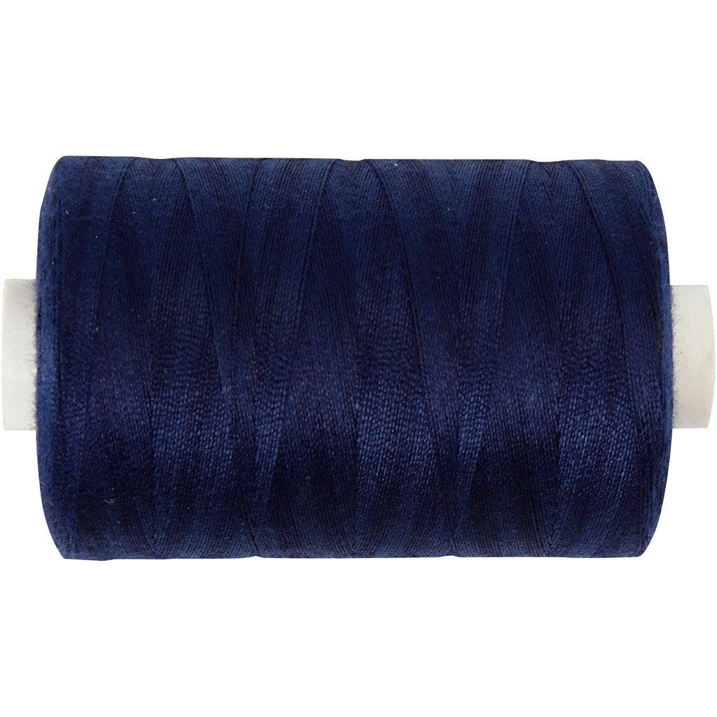 Sytråd marineblå polyester - 1000 meter