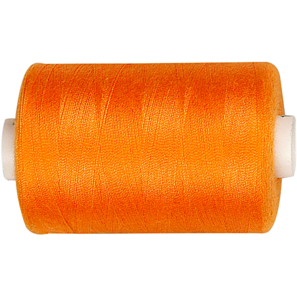 Sytråd orange polyester - 1000 meter
