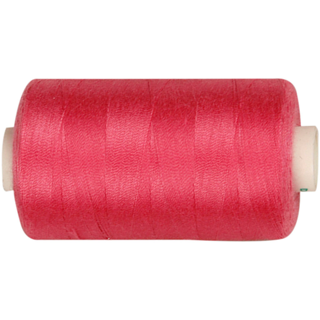 Sytråd pink polyester - 1000 meter