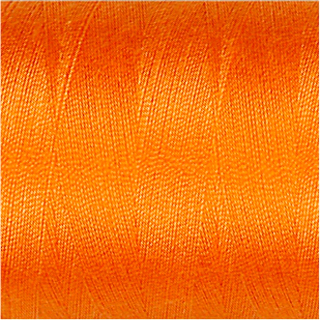 Sytråd, polyester, orange, 1000 m/ 1 rl.