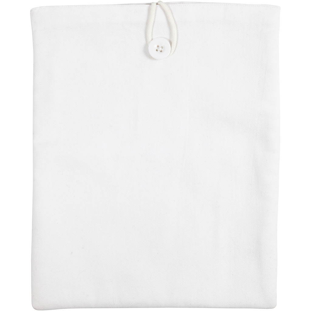 Tablet cover størrelse 22 x 27 cm | hvid