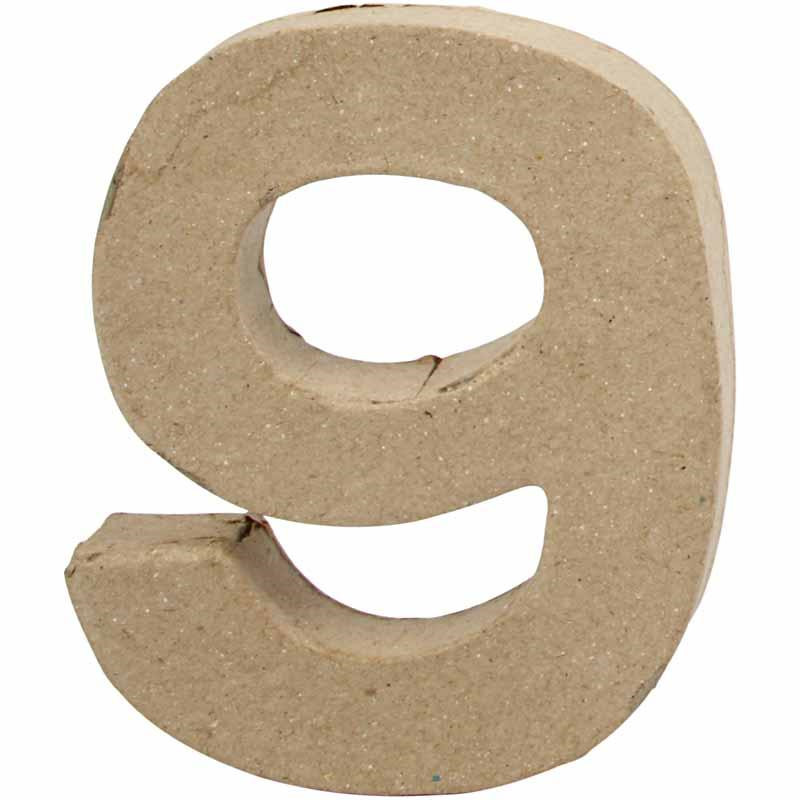 Tal 9 højde 10 cm | bredde 8,5 cm
