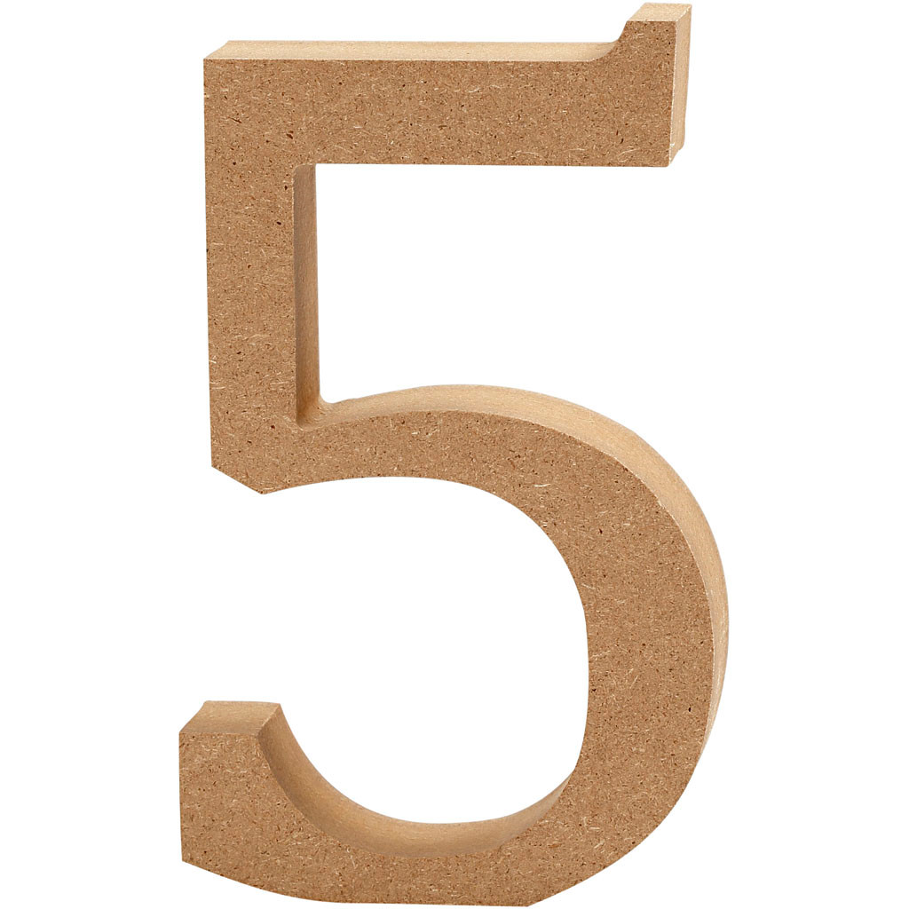 Tal højde 13 cm tykkelse 2 cm MDF | 5