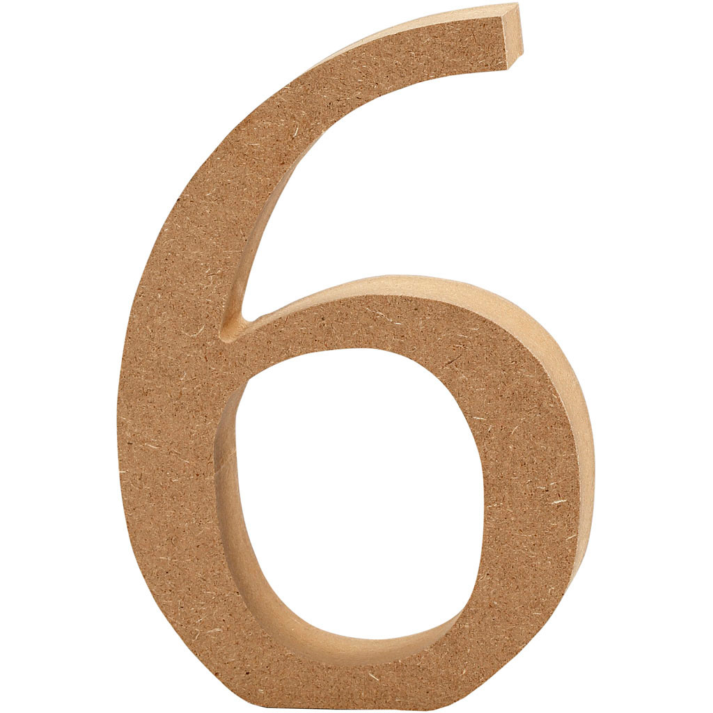 Tal højde 13 cm tykkelse 2 cm MDF | 6