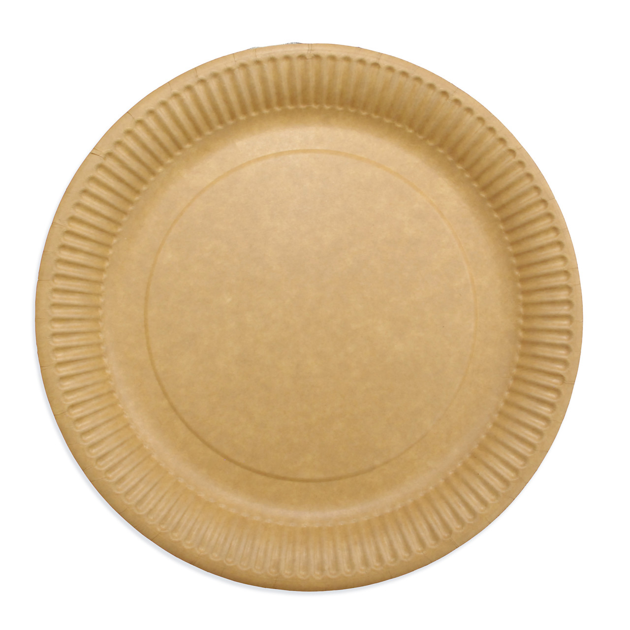 Paptallerkner - Abena Food Line - 23 cm - Brun - 50 stk