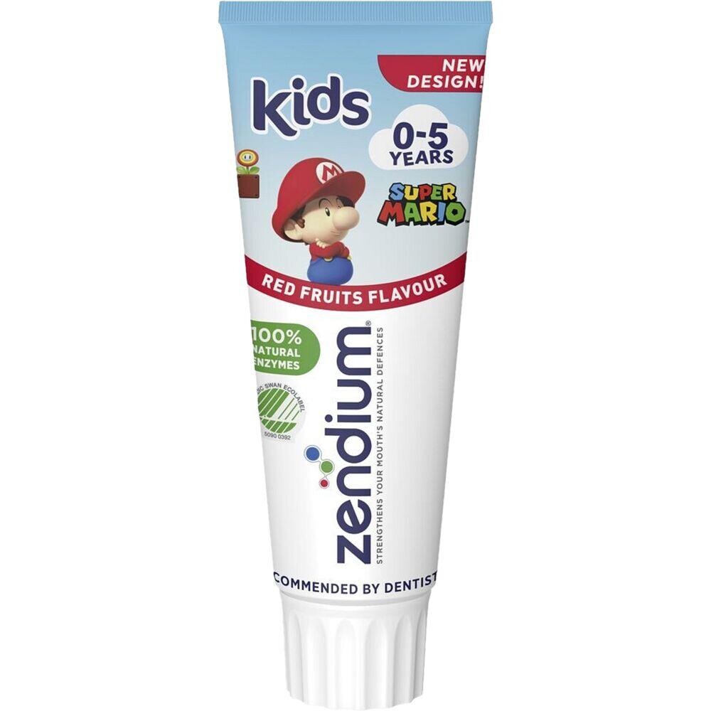 Tandpasta, Zendium Kids, 75 ml, 0-5 år, 1000 ppm - 12 stk