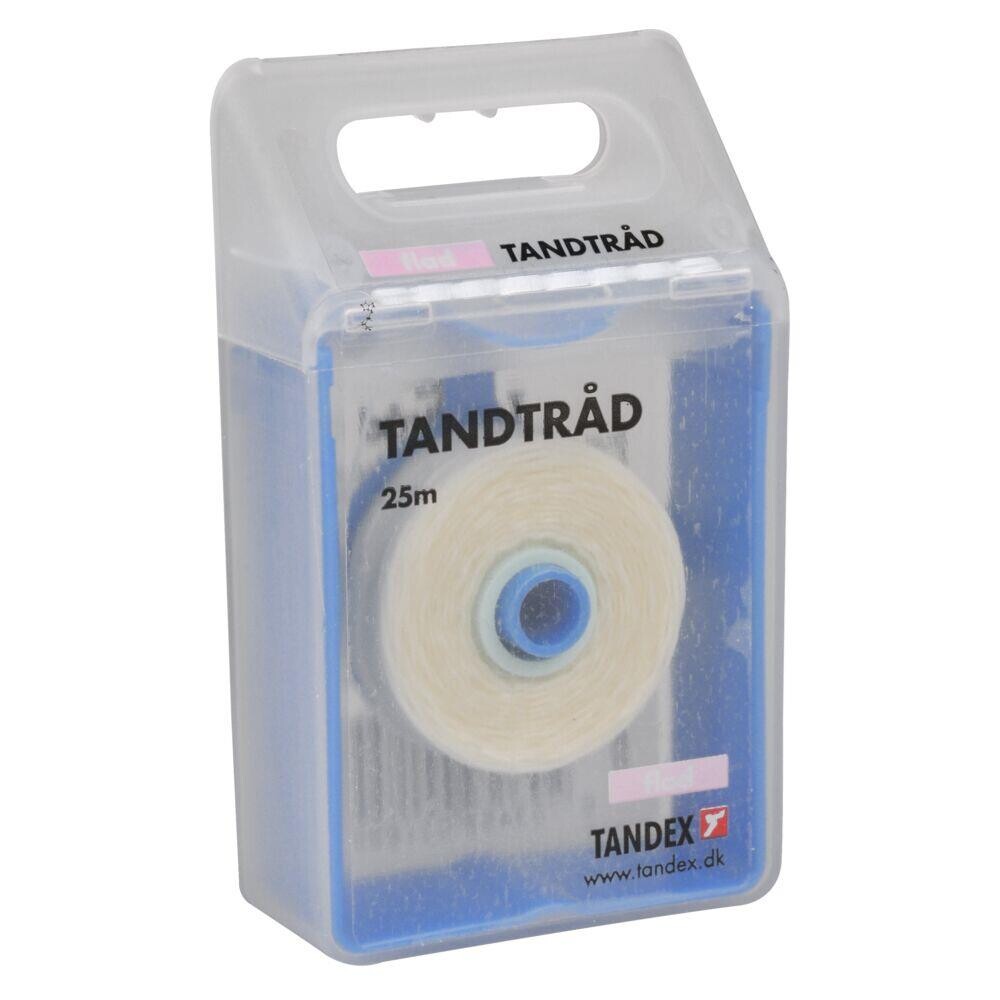 Tandtråd Tandex flad let vokset 25 meter - 12 æsker