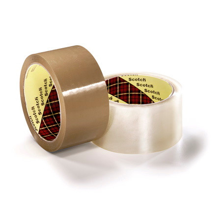 Pakketape 3M brun 48 mm x 66 m - 36 stk