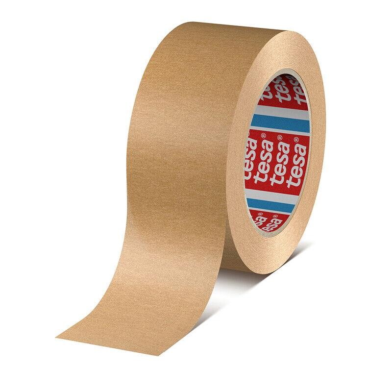 Pakketape Tesa 4713 papir 50mmx50m brun - 6 stk