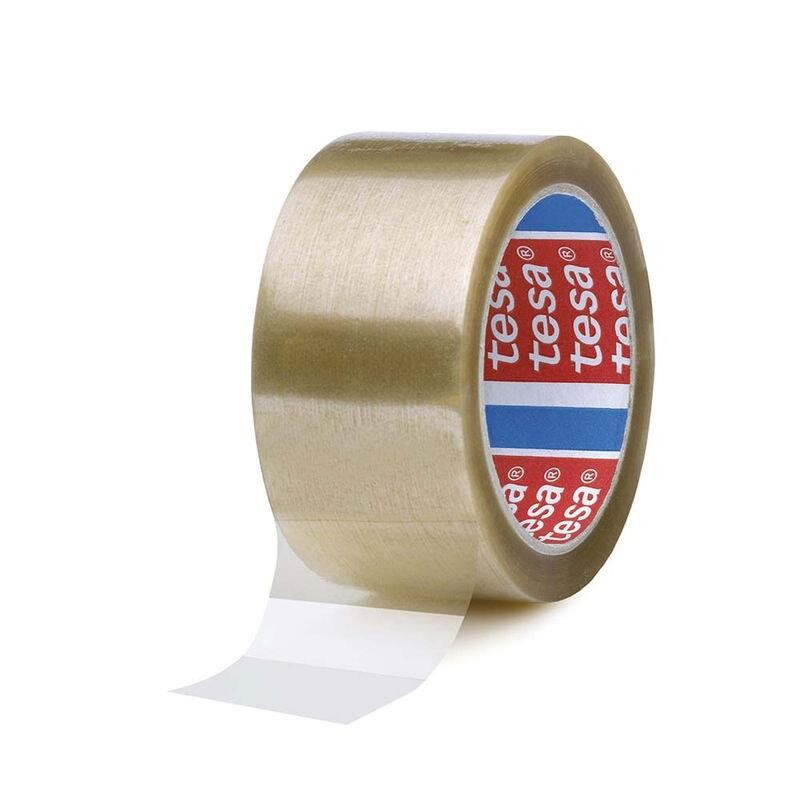 Pakketape tesa 4089 PP klar 48mmx66m håndtape - 36 stk