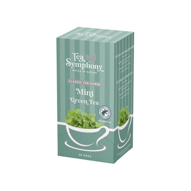 Te - Symphony BKI mint grøn te 20breve pr pakke RFA