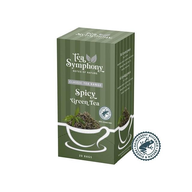 Te - BKI Symphony Spicy Green - Grøn te i breve - 20 stk