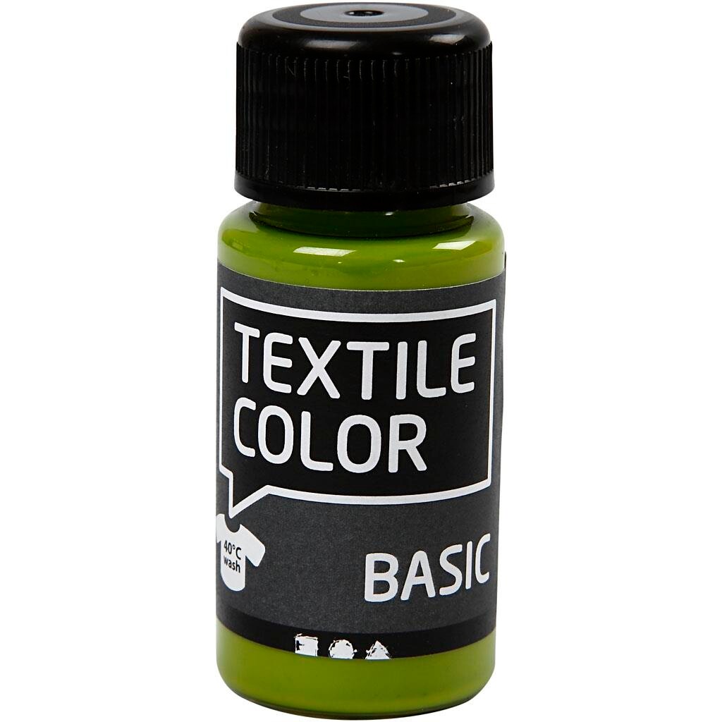 Tekstilfarve - Textile Color kiwi - 50ml
