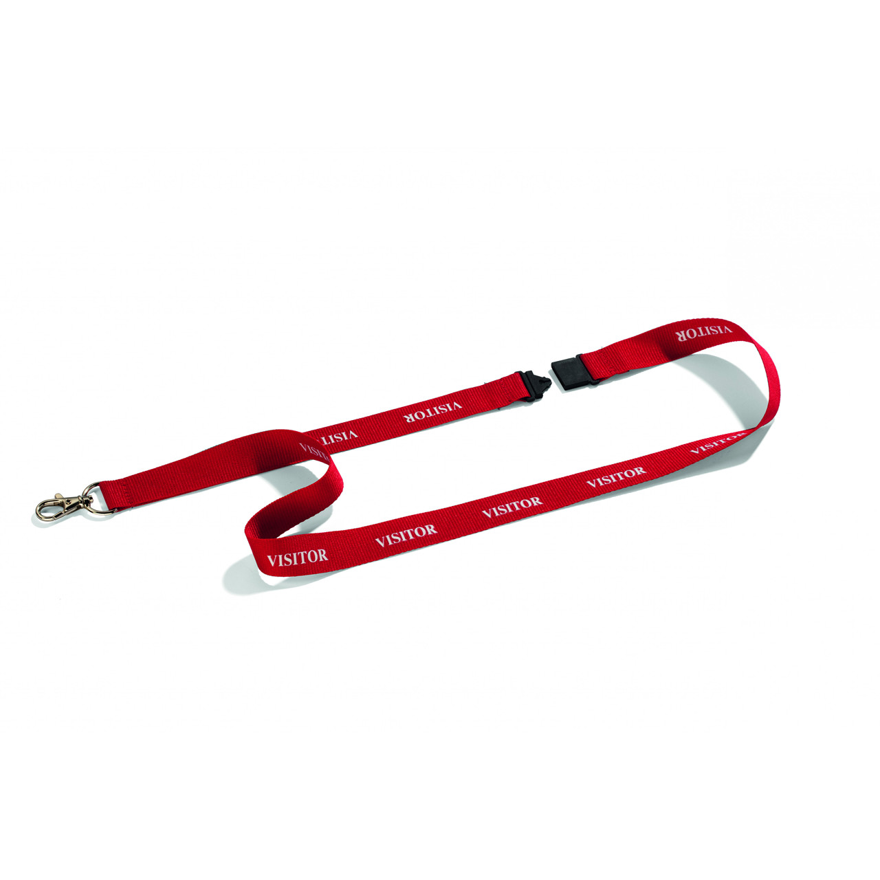 Keyhanger - Nøglesnor VISITOR rød - 10stk