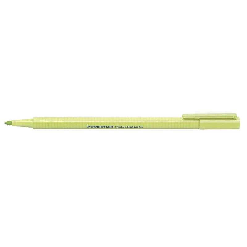 Overstregningspen - Tekstmarker - Staedtler - 362 Triplus - 1-4mm - Grøn - 10 stk