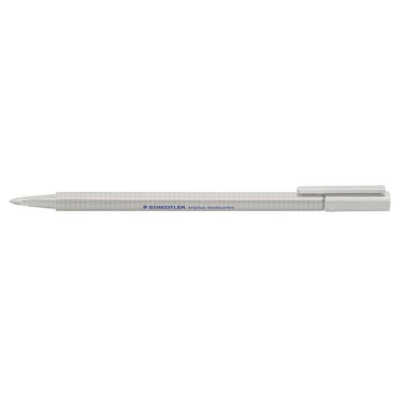 Overstregningspen - Tekstmarker - Staedtler - 362 Triplus - 1-4mm - Lysgrå - 10 stk