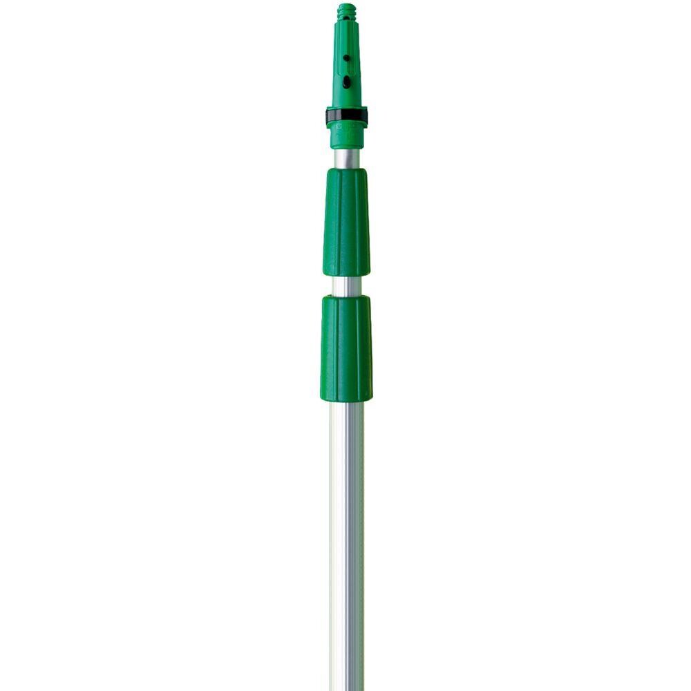 Teleskopskaft - Unger TelePlus - 3 elementer á 1,25 m - 370 cm - Stål/Grøn