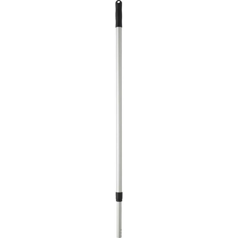 Teleskopskaft, Vikan, alu, sort. Ø26mm, m/klik - 10 stk