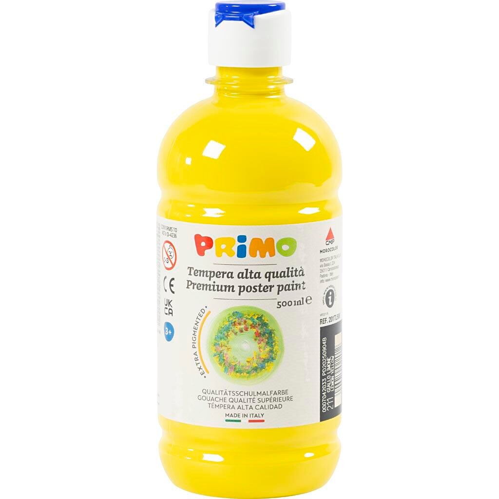 Temperamaling Mat, gul, 500 ml/ 1 fl.