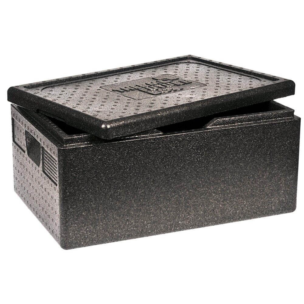 Termokasse, 60x40x33cm, sort, EPP, 1-rums, 1/1 GN - 3 stk