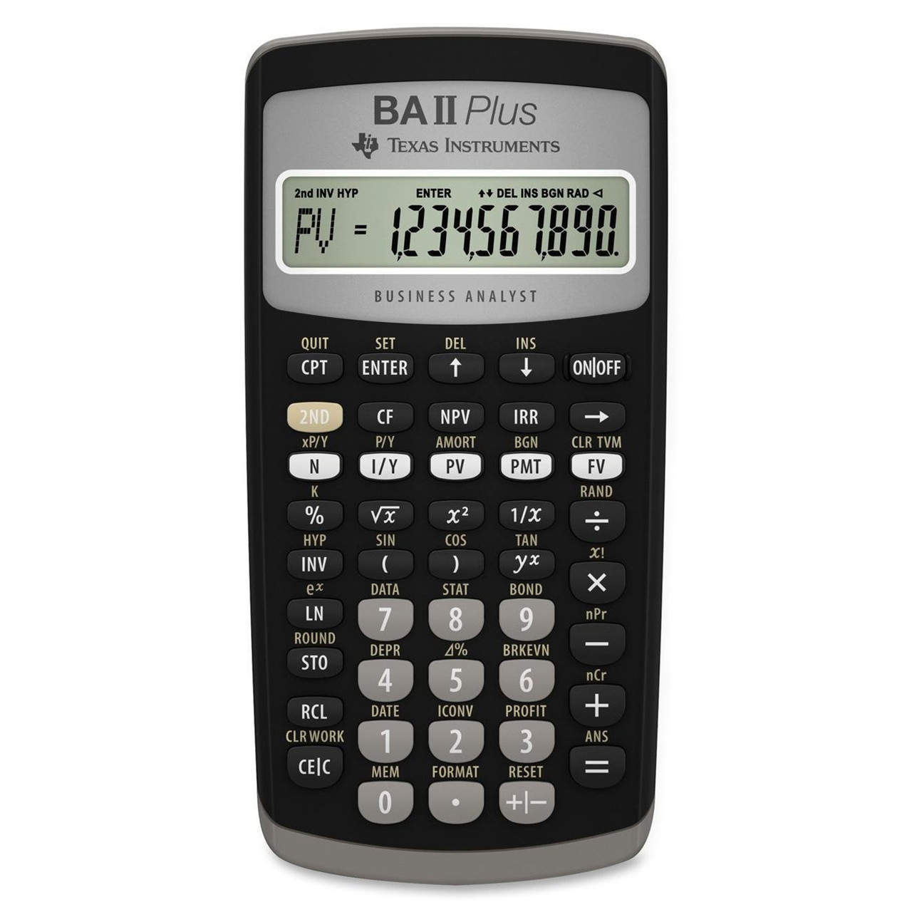 Texas Instruments BA II Plus financial calculator uk manual