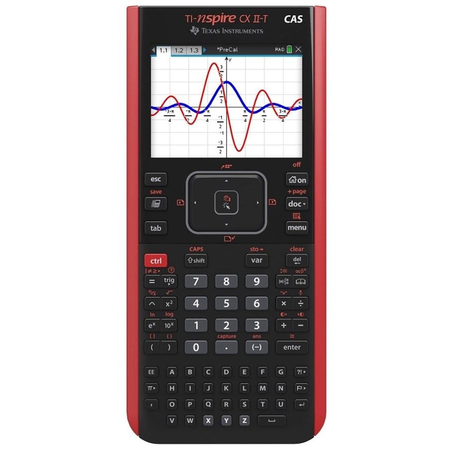 Texas Instruments Texas TI-Nspire CX II-T CAS calculator uk manual
