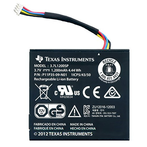 Genopladeligt batteri - Texas Instruments TI - Med ledning