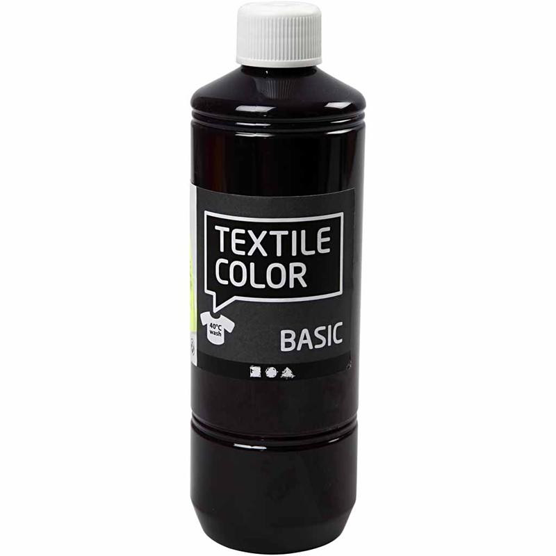 Tekstilfarve - Textile Color rød violet - 500ml