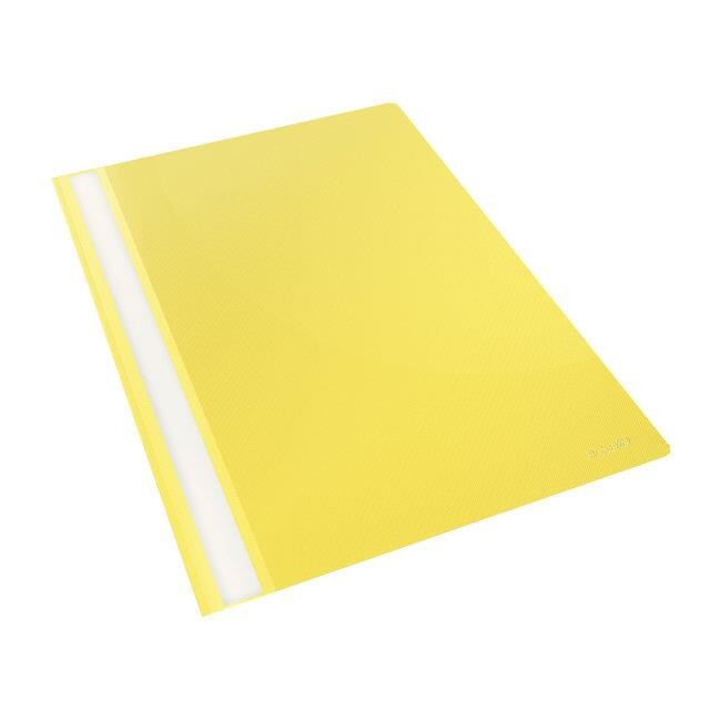 Tilbudsmappe Esselte Vivida u/lomme A4 gul - 25 stk