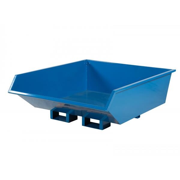 Tipcontainer Low 750l 1500kg Blå