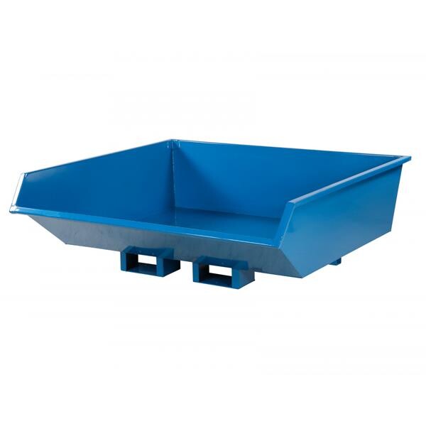 Tipcontainer Low 900l 1500kg Blå