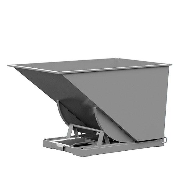 Tipcontainer Std 1600l 2000kg Grå