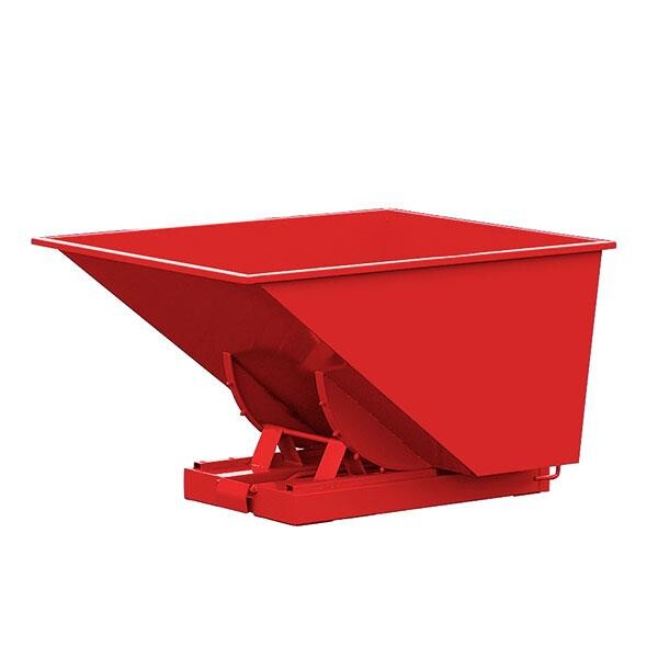 Tipcontainer Std 900l 2000kg Rød